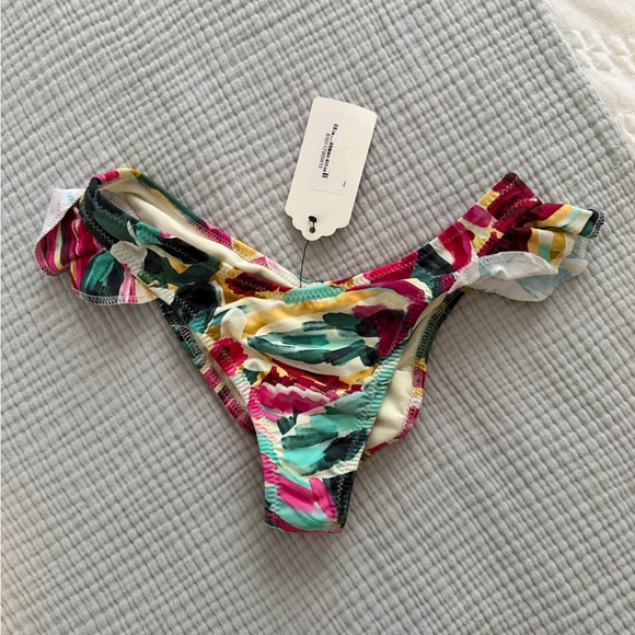Montce Multicolor Kelly Ruffle Bikini Bottom - Picture 2 of 2